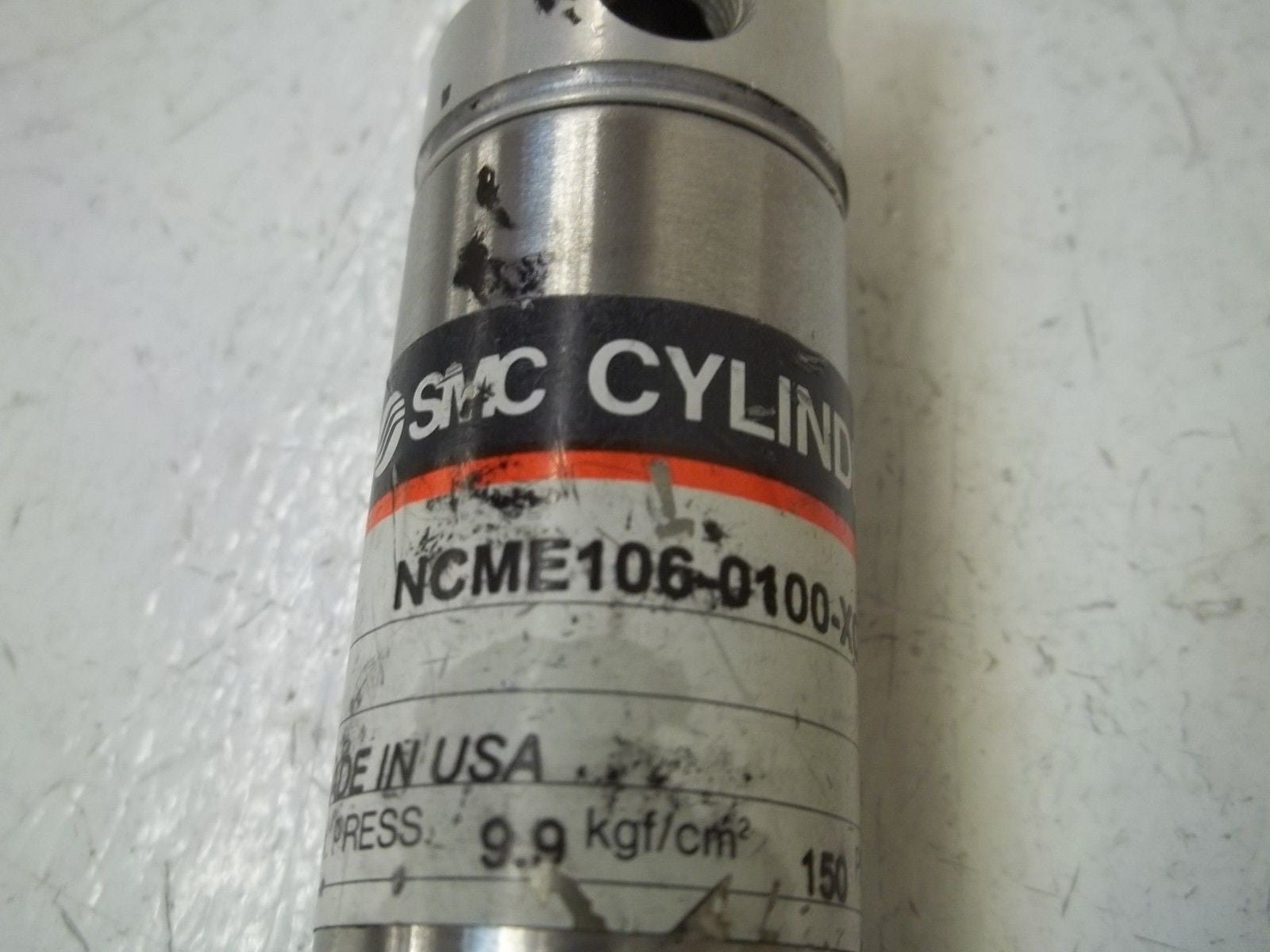 SMC NCME06-0100-XC6 AIR CYLINDER *USED*