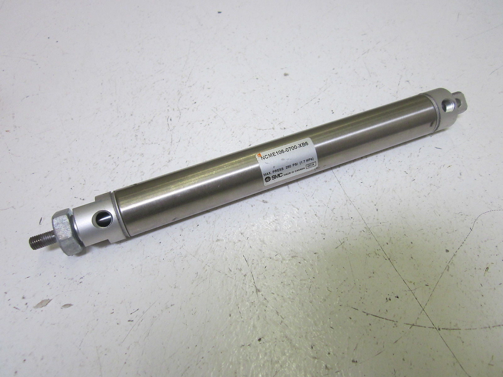 SMC NCME106-0700-XB6 AIR CYLINDER 250PSI *USED*
