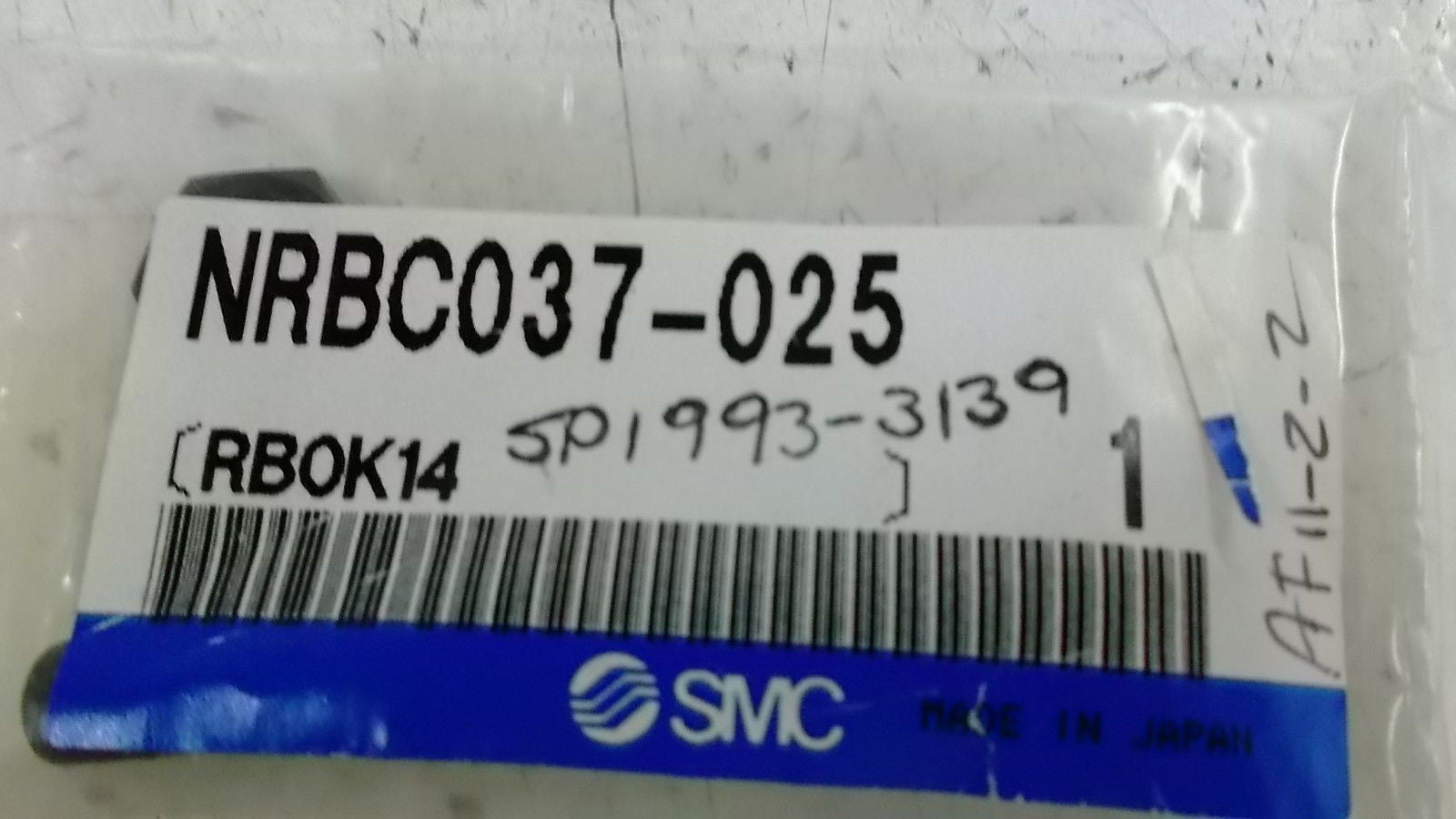 SMC NRBC037-025 SHOCK ABSORBER *NEW IN FACTORY BAG*