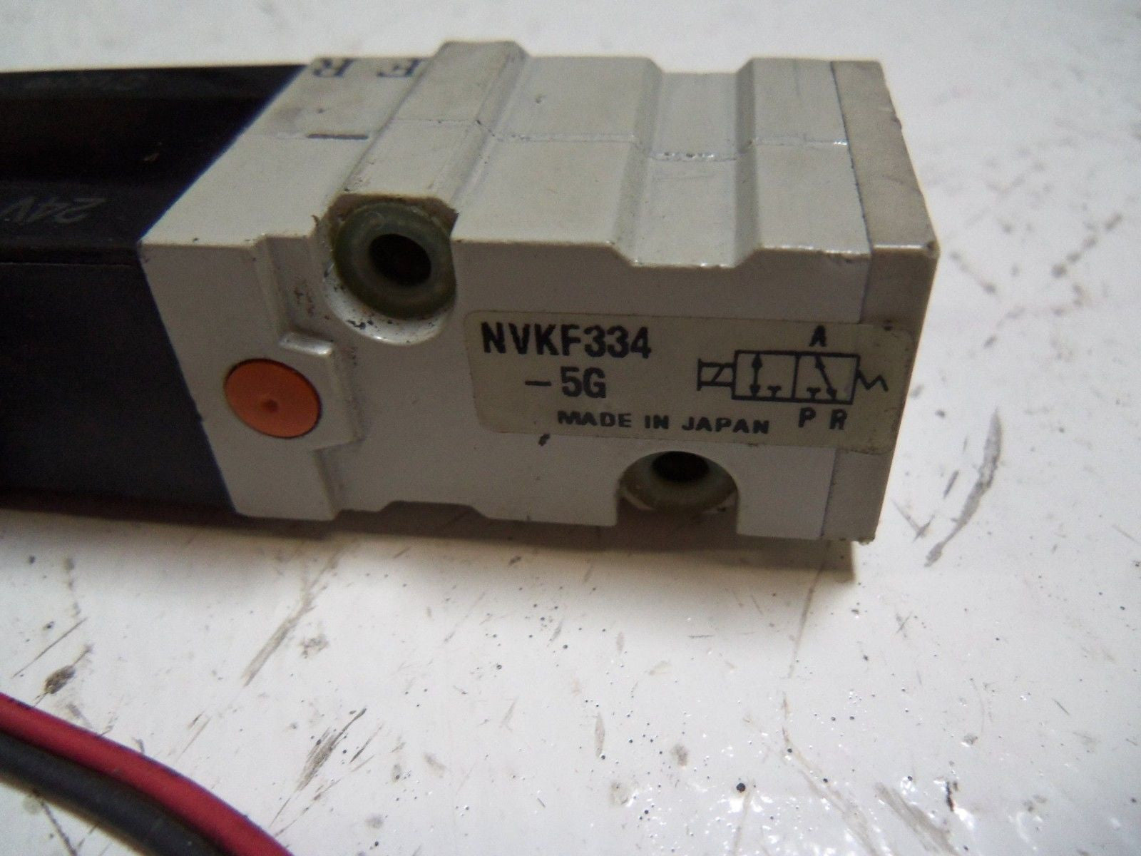 SMC NVKF334-5G SOLENOID VALVE *USED*