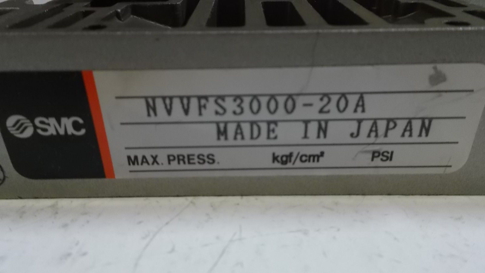 SMC PNEUMATIC SPEED CONTROL VALVE NVVFS3000-20A *USED*