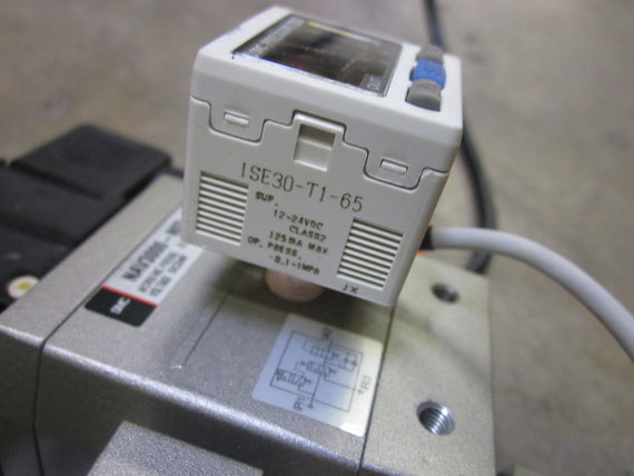 SMC VHS30-N03-Z , AW30-N03DEH-Z, NAV3000-N03-5DZ, ISE30-T1-65 VALVE ASSEM.*USED*