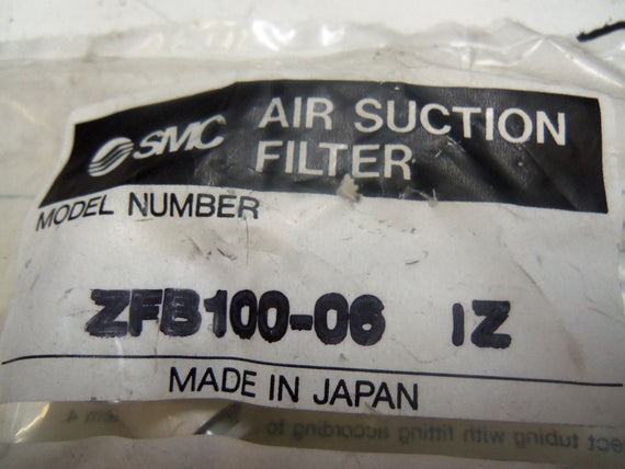 SMC ZFB100-06 AIR SUCTION FILTER *NEW IN FACTORY BAG*