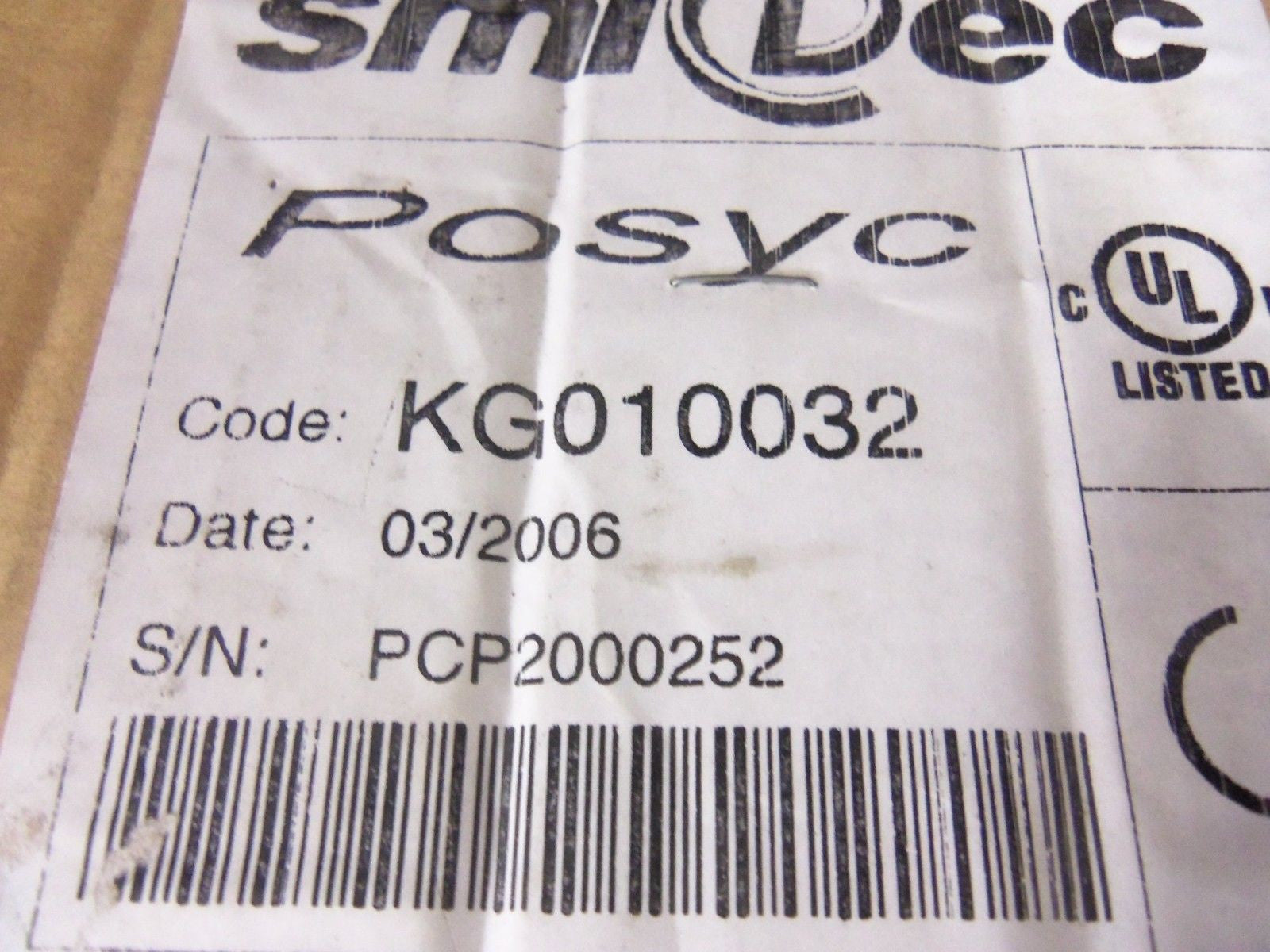 SMITEC KG010032 *USED*