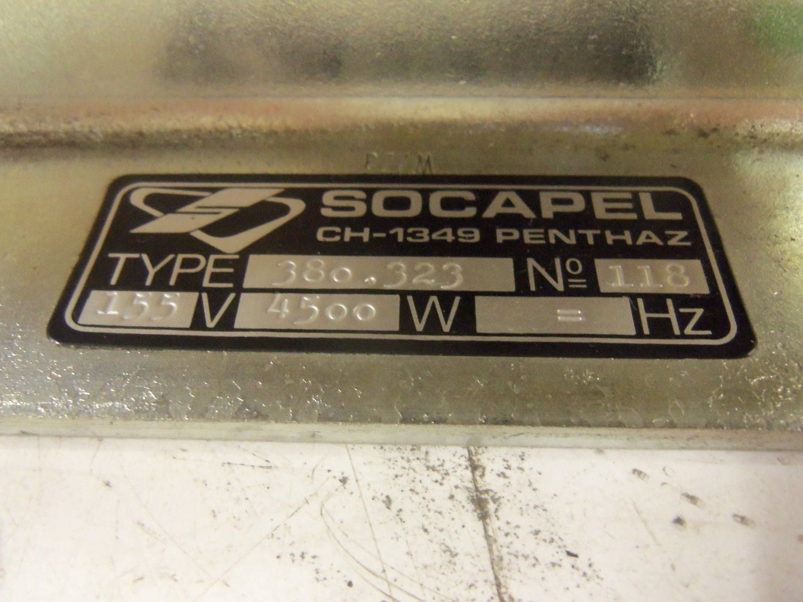 SOCAPEL 380.323 *USED*