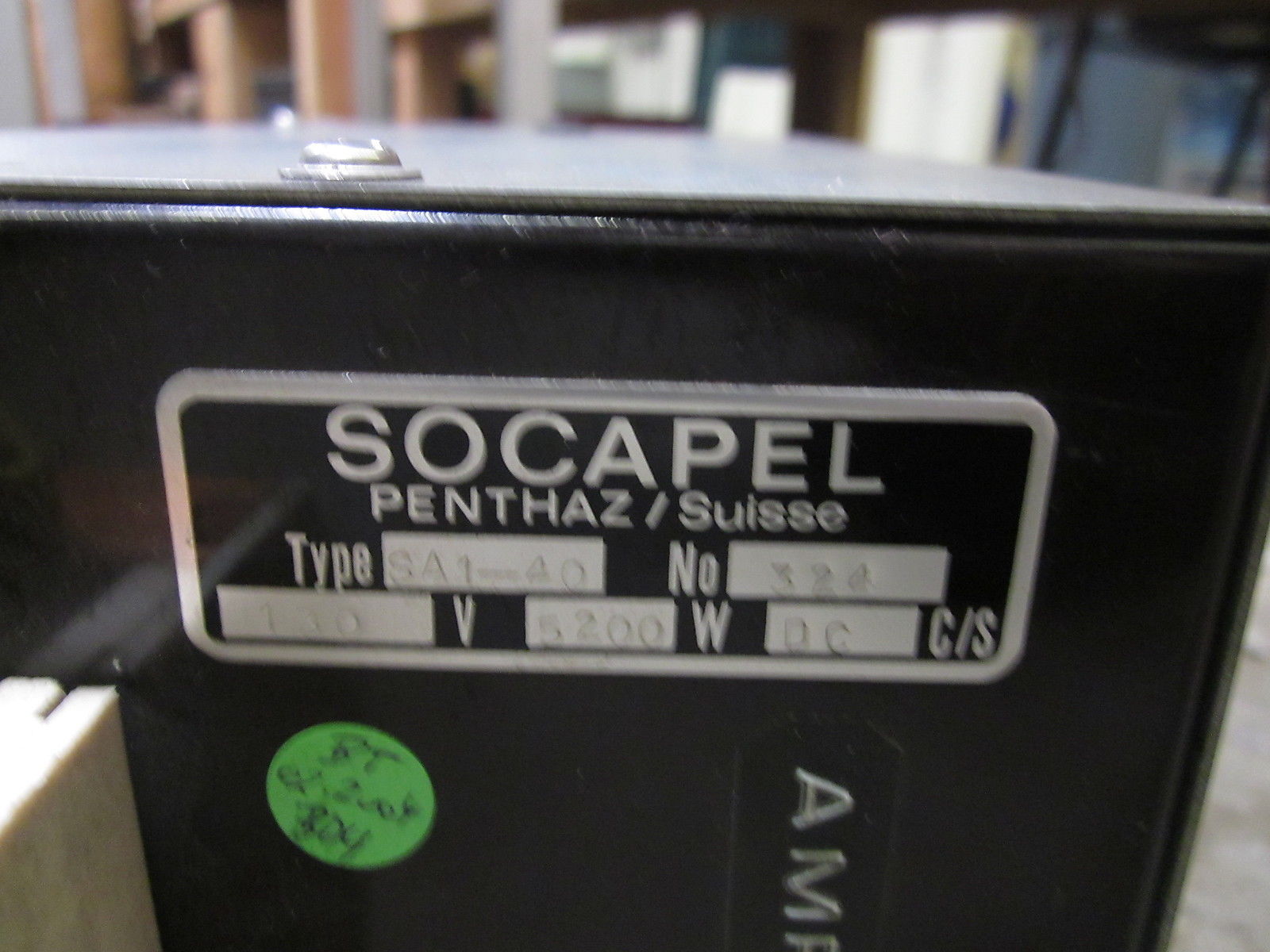 SOCAPEL SA1-40 NO.324 *USED*