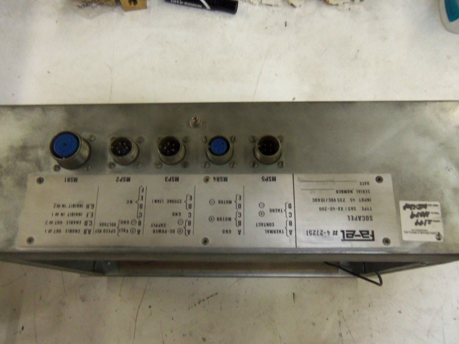 SOCAPEL SA3/XX-40-200 *USED*