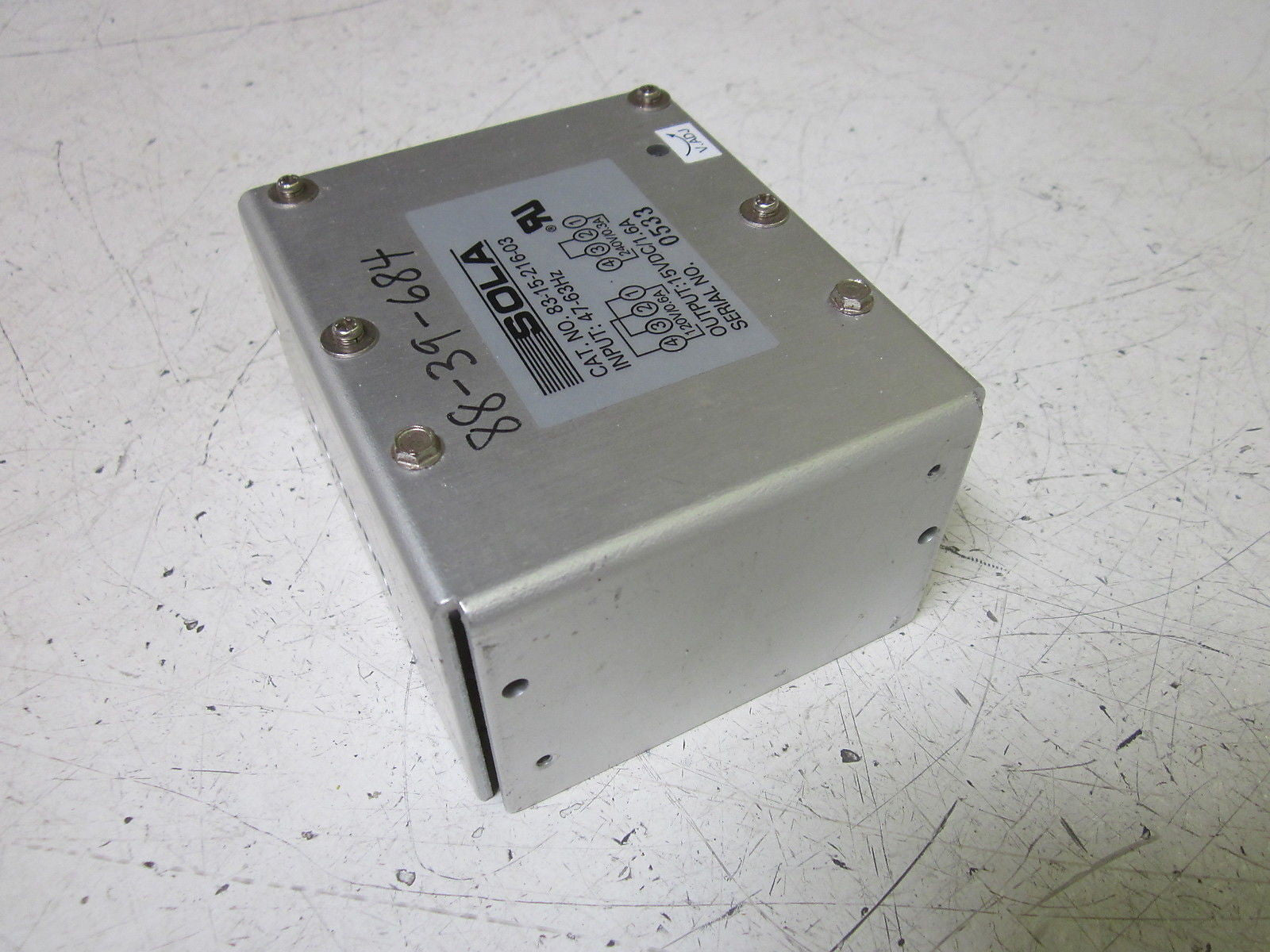SOLA 83-15-216-03 POWER SUPPLY *USED*