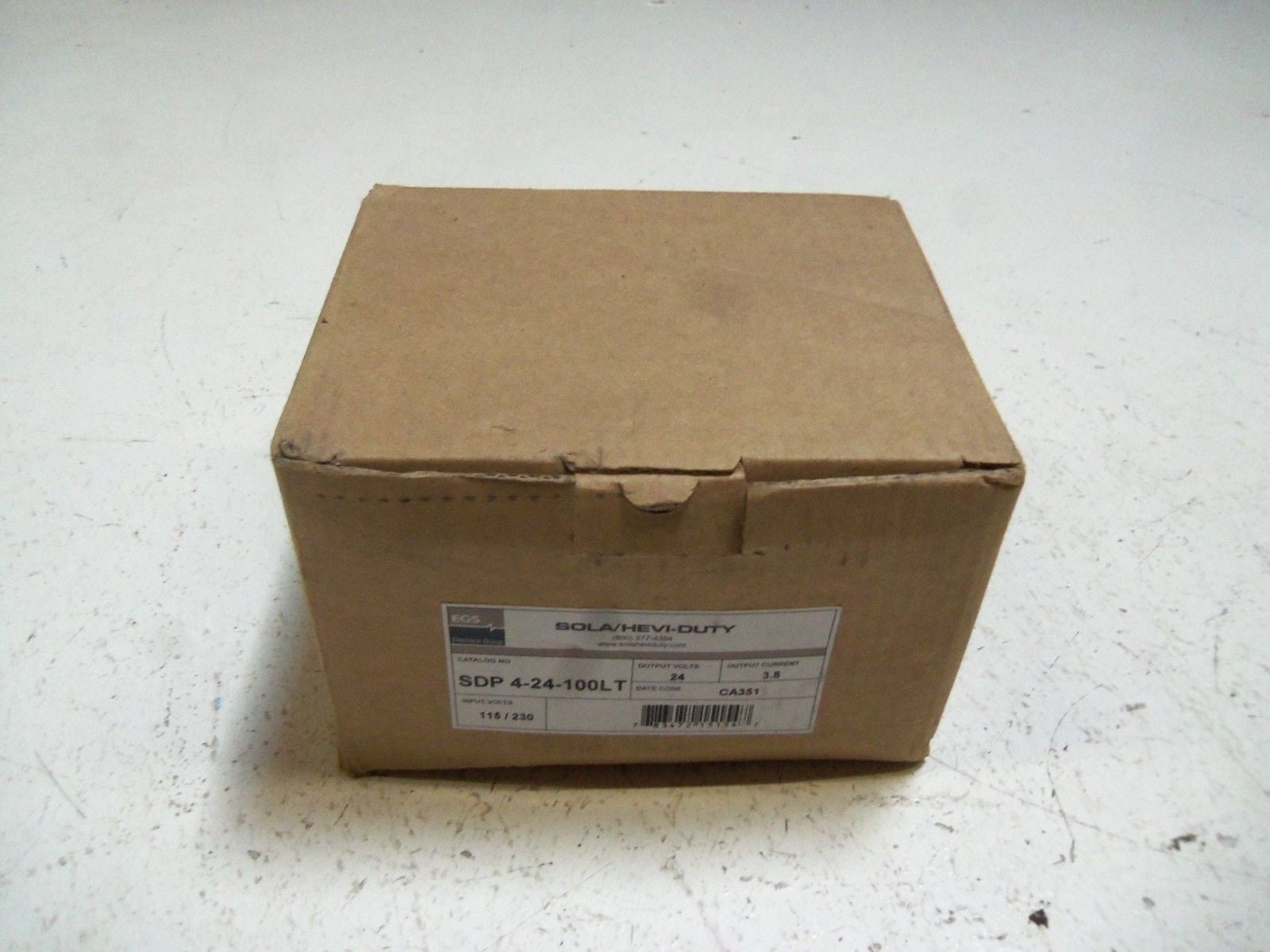 SOLA/HEVI-DUTY SDP 4-24-100LT POWER SUPPLY *NEW IN BOX*