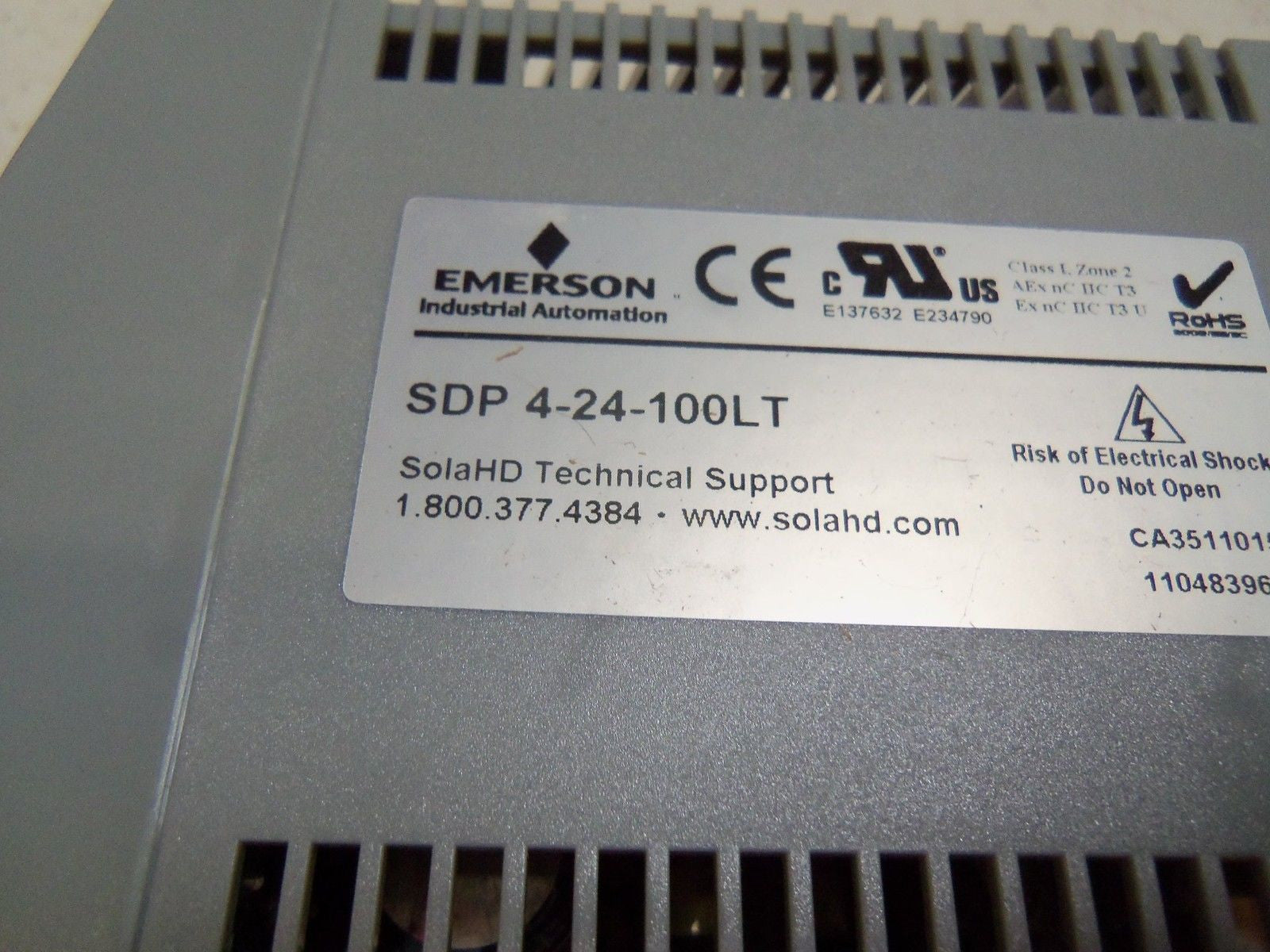 SOLA/HEVI-DUTY SDP 4-24-100LT POWER SUPPLY *NEW IN BOX*