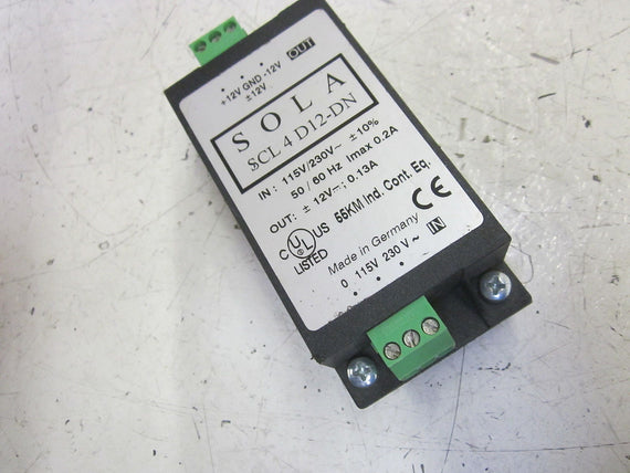 SOLA SCL4D12-DN POWER SUPPLY 115/230V  *USED*