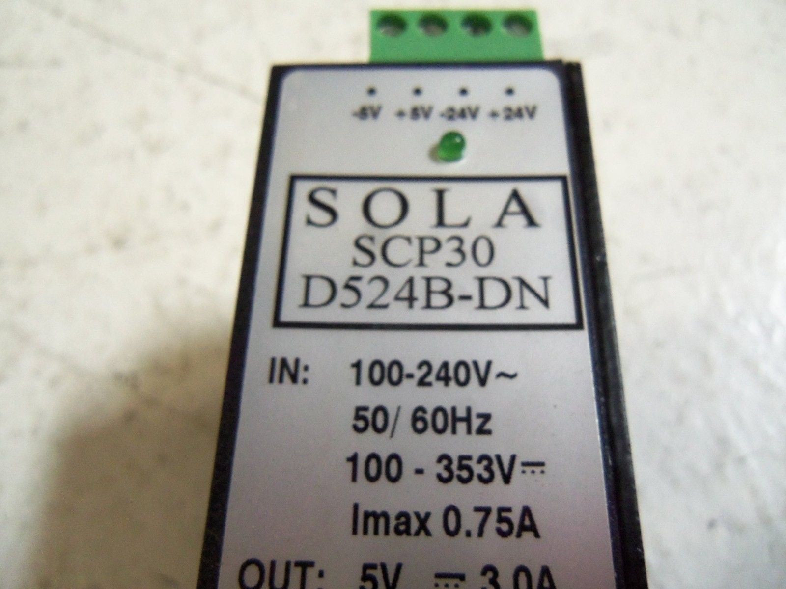 SOLA SCP30 D524B-DN POWER SUPPLY *NEW IN BOX*