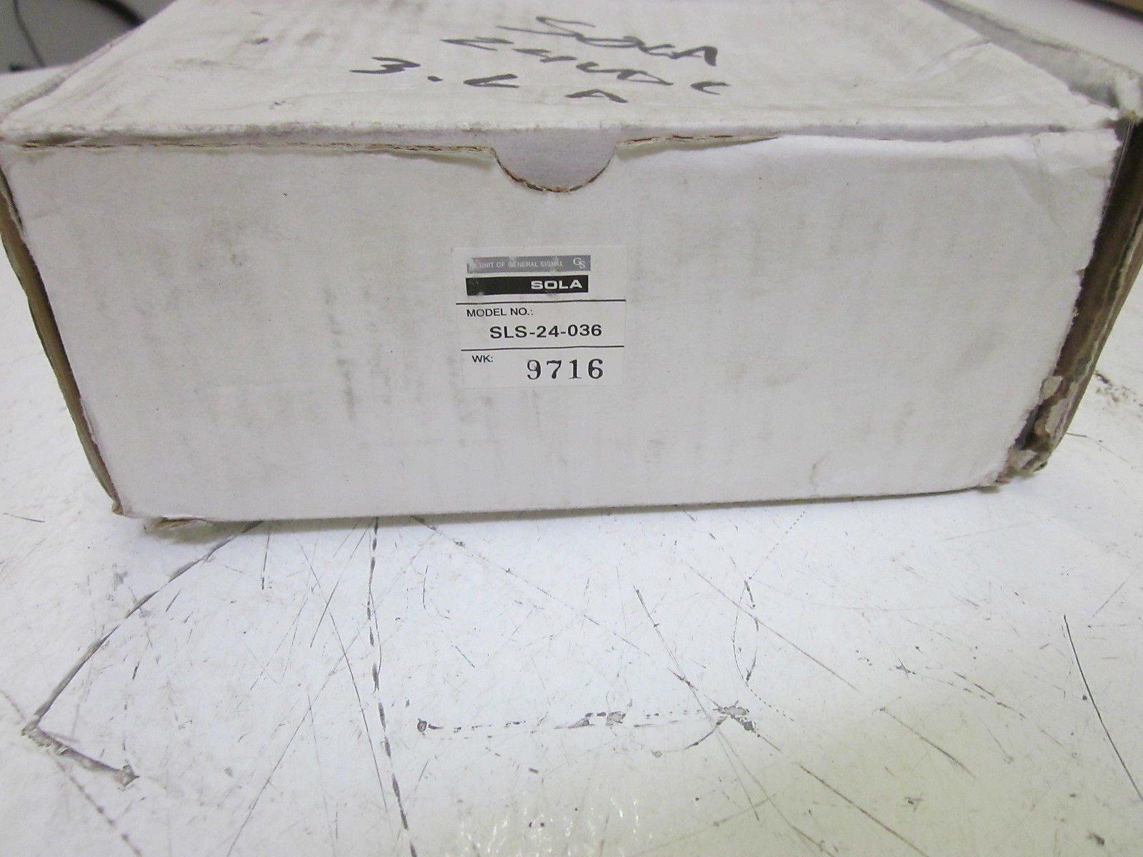 SOLA SLS-24-036 REGULATED POWER SUPPLY 3.6AMP 24VDC *NEW IN BOX*