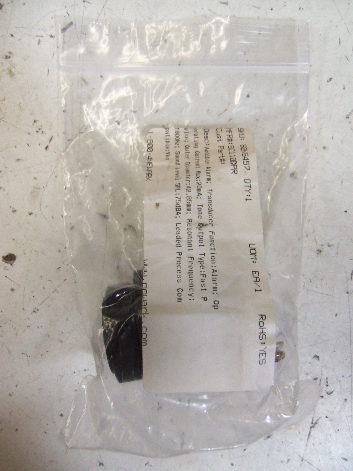 MALLORY SONALERT SC110DPR SIGNALING DEVICE ALARM *NEW IN FACTORY BAG*