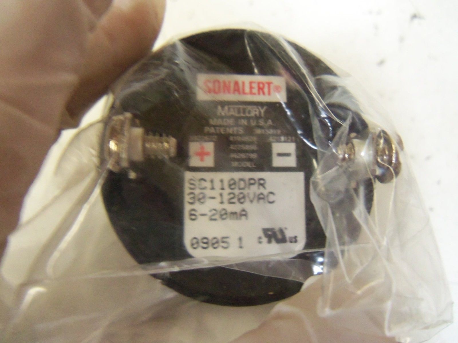 MALLORY SONALERT SC110DPR SIGNALING DEVICE ALARM *NEW IN FACTORY BAG*