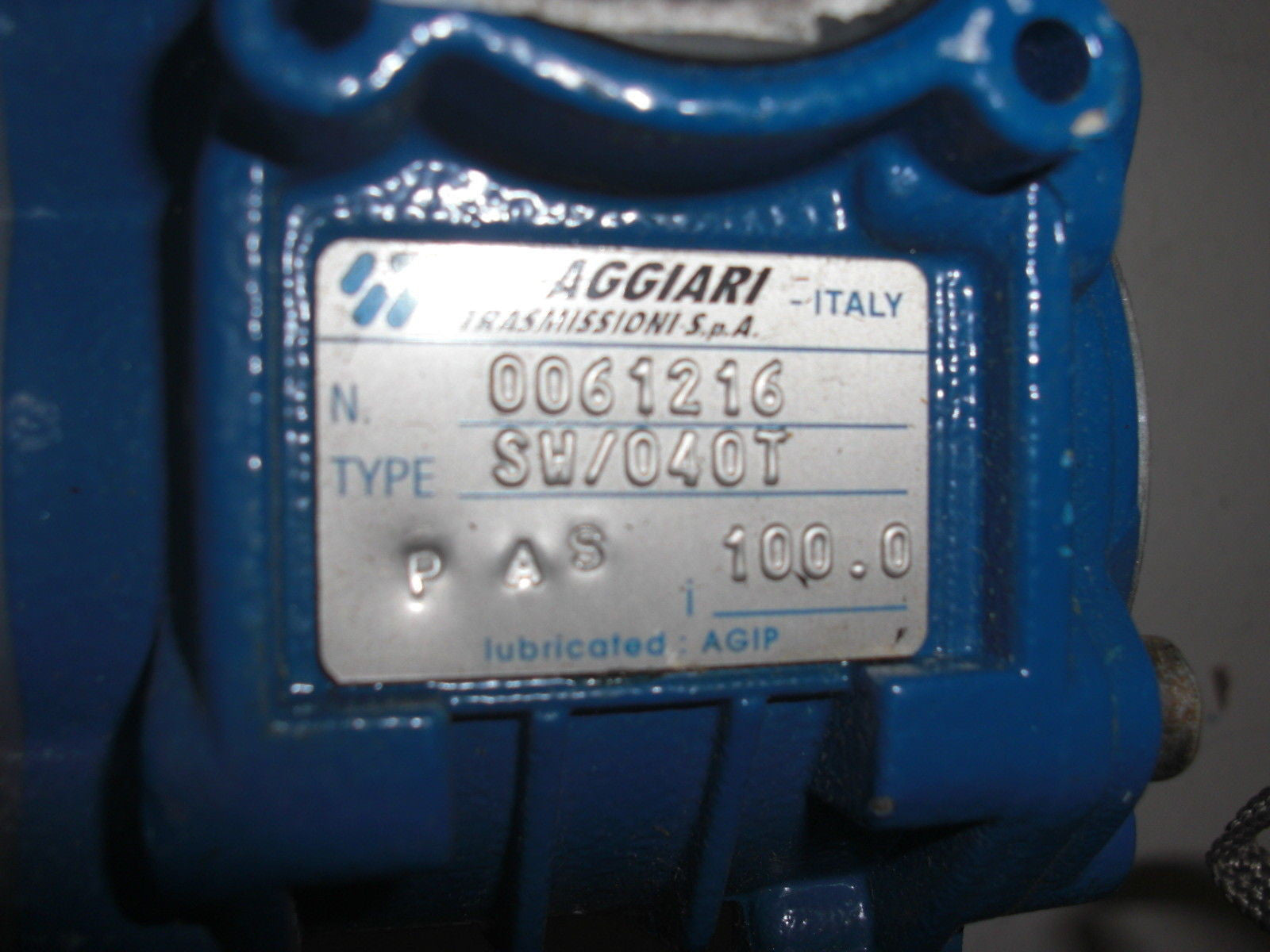 SPAGGIARI SW/040T *USED