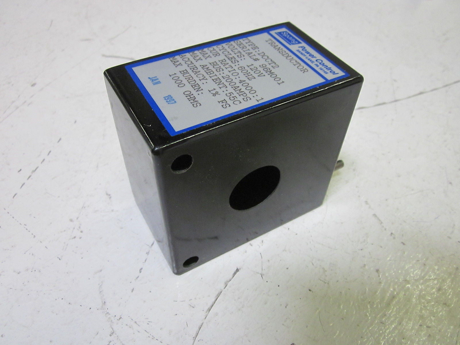 SPANG DCCT2 TRANSDUCER 200A 120V *USED*