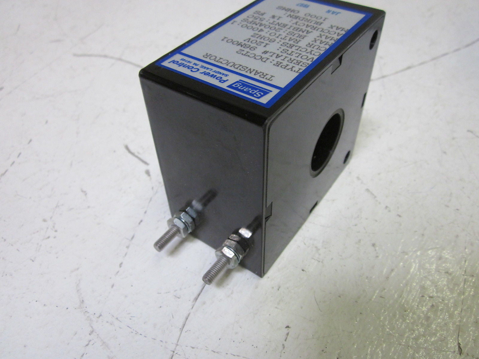 SPANG DCCT2 TRANSDUCER 200A 120V *USED*