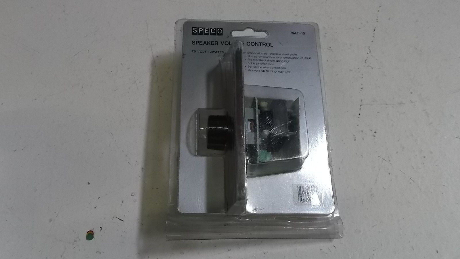 SPECO WALL PLATE WAT-10 *NEW IN FACTORY BAG*