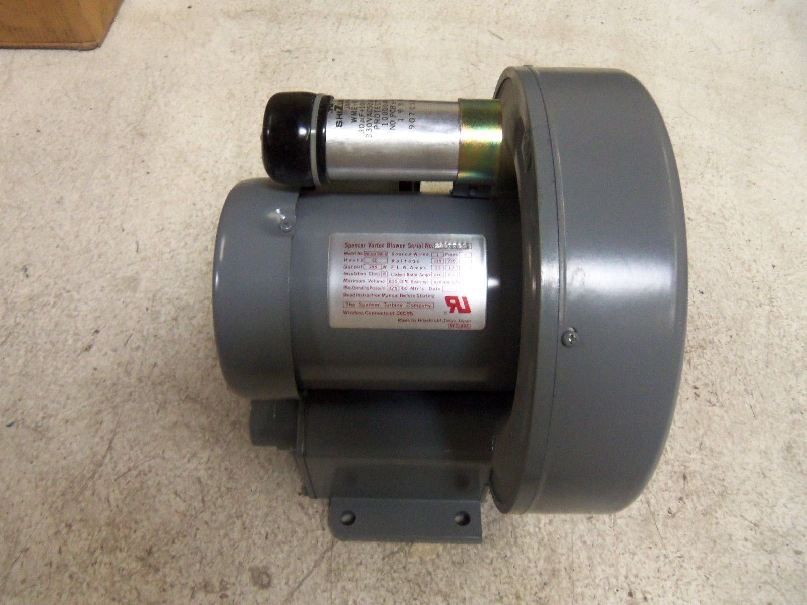 SPENCER VB-003SE-U BLOWER *NEW IN BOX*