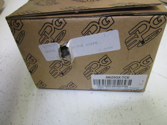 SPG CO. S8125GX-TCE *NEW IN BOX*