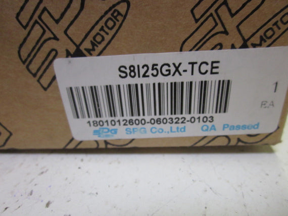 SPG CO. S8125GX-TCE *NEW IN BOX*