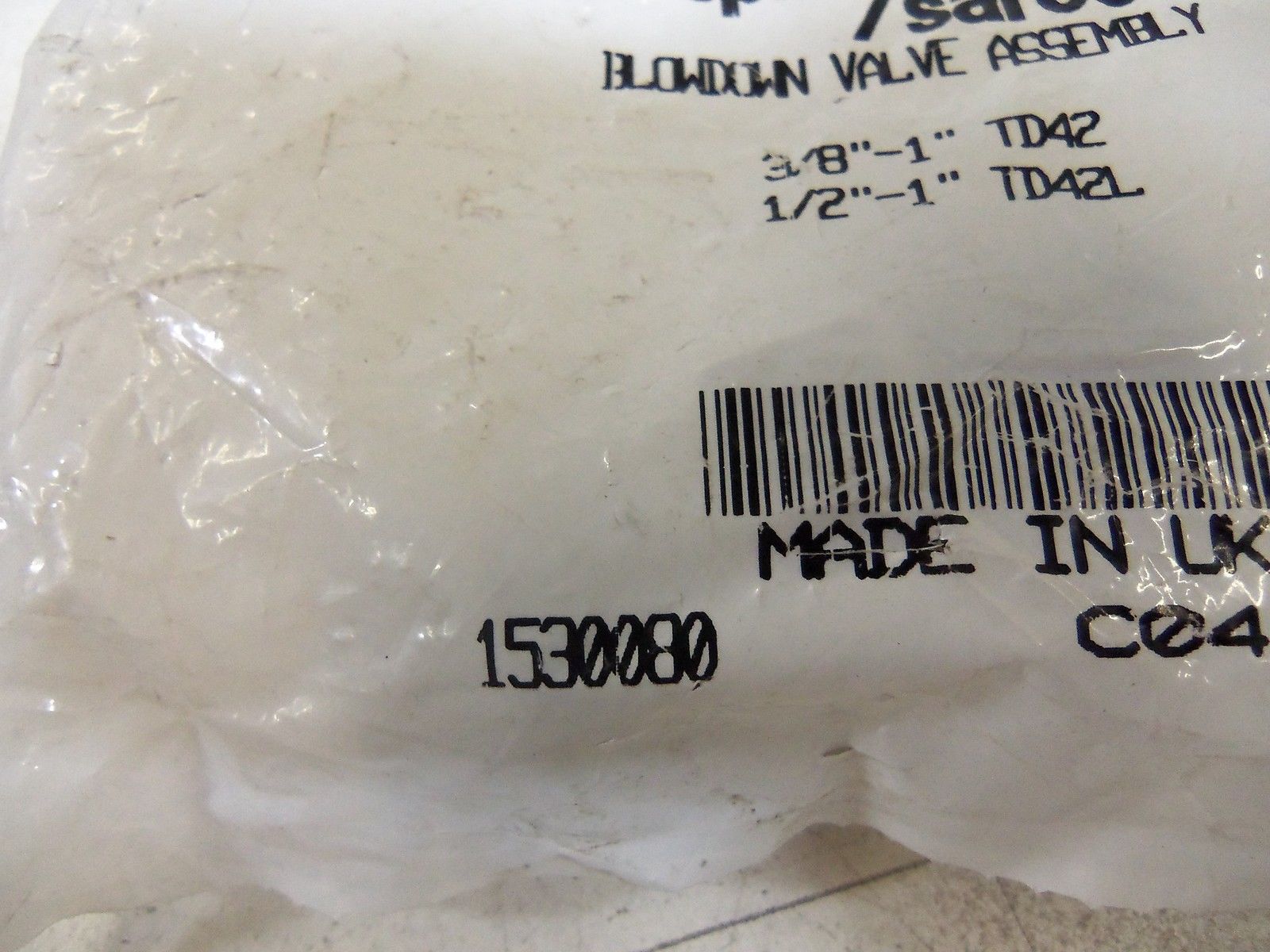 SPIRAX SARCO 1530080 *NEW IN FACTORY BAG*