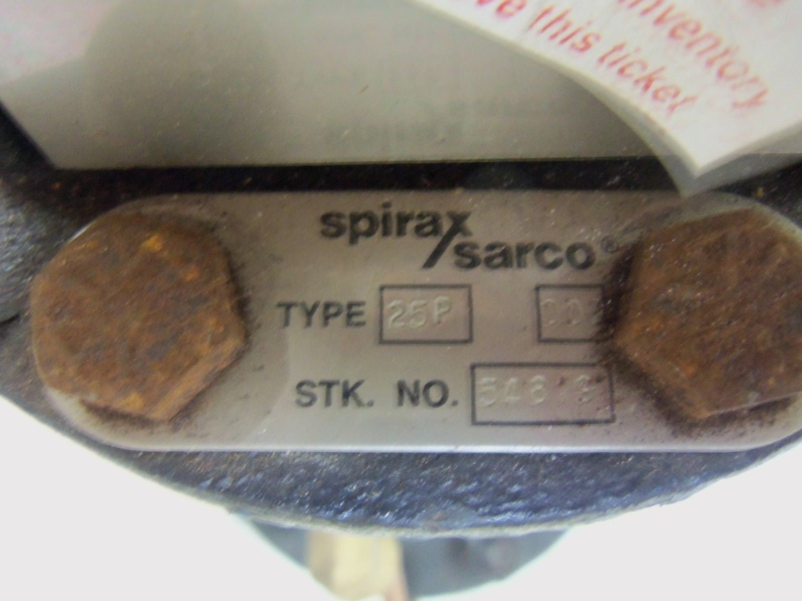 SPIRAX SARCO 25P 3/4" PRESSURE REDUCING VALVE 52198B, 55223 *USED*