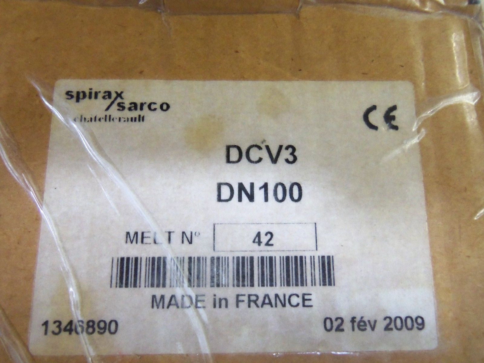 SPIRAX SARCO DCV3-DN100 VALVE *NEW IN BOX*