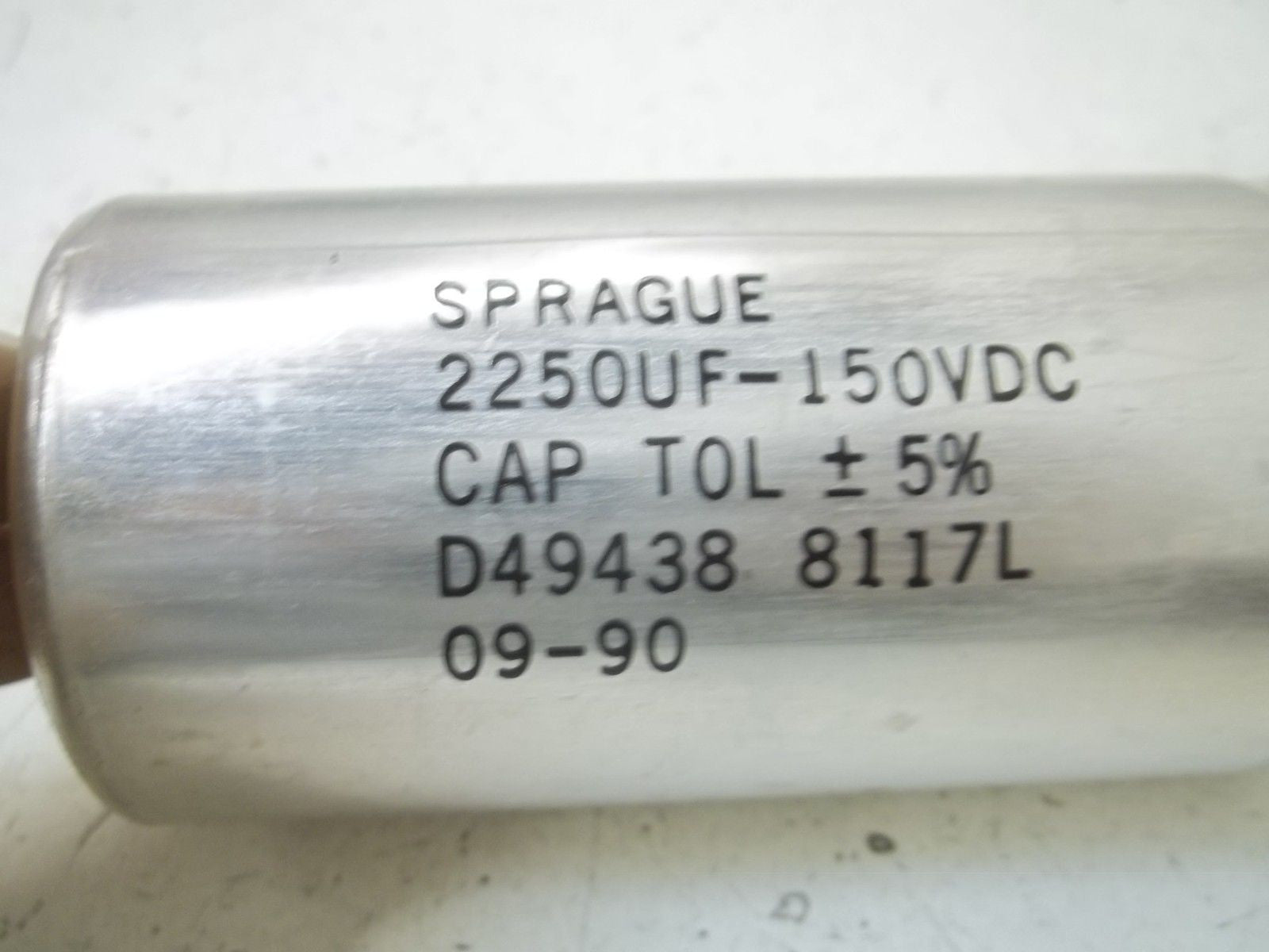 SPRAGUE D49438 8117L CAPACITOR *USED*