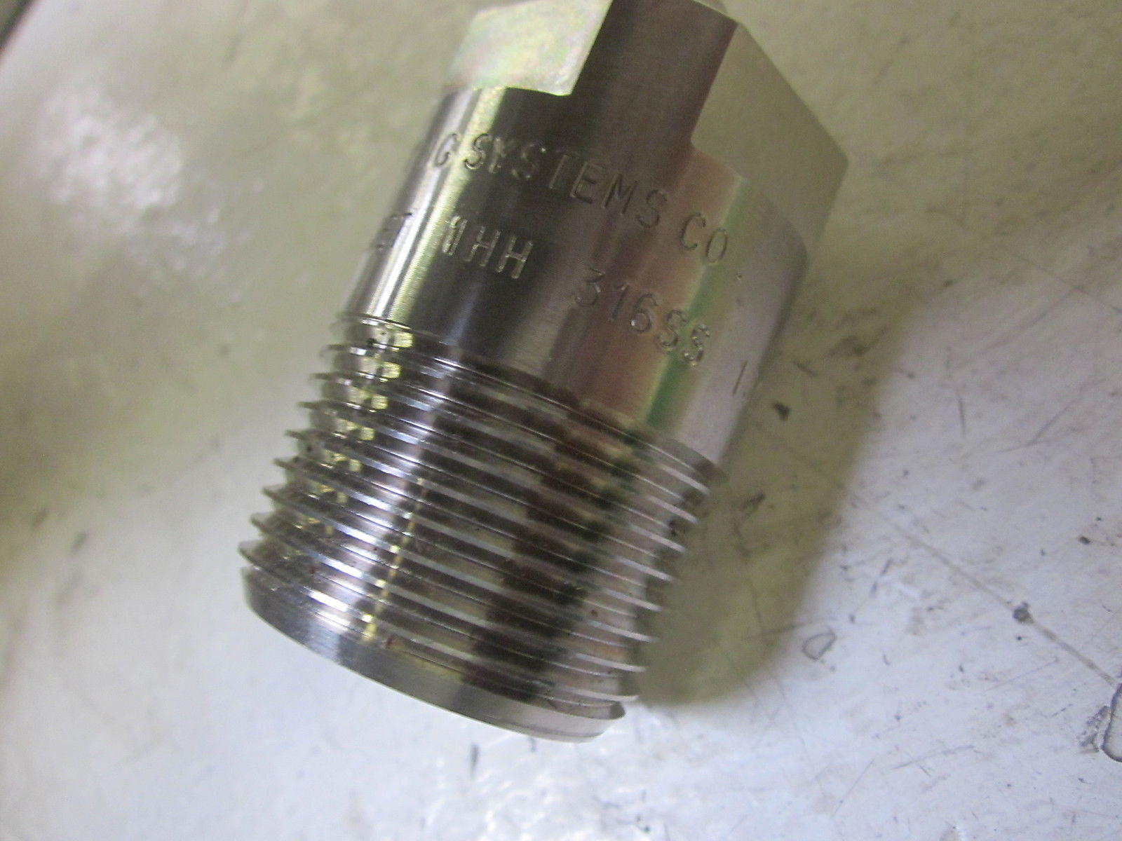 SPRAYING SYSTEMS CO. 1HH 316SS 130WSQ FULLJEY NOZZLE *NEW NO BOX*