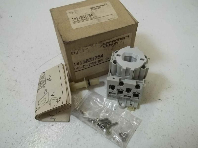 SPRECHER+SCHUH LA2-25-1754 *NEW IN BOX*