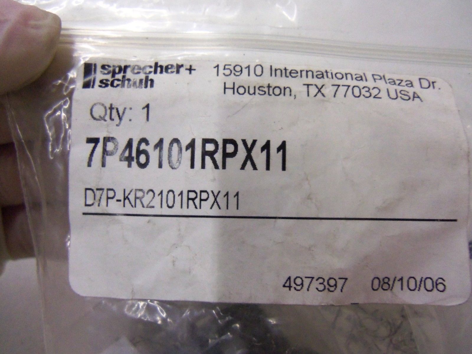 SPRECHER+SCHUH 7P46101RPX11 *NEW IN BAG*