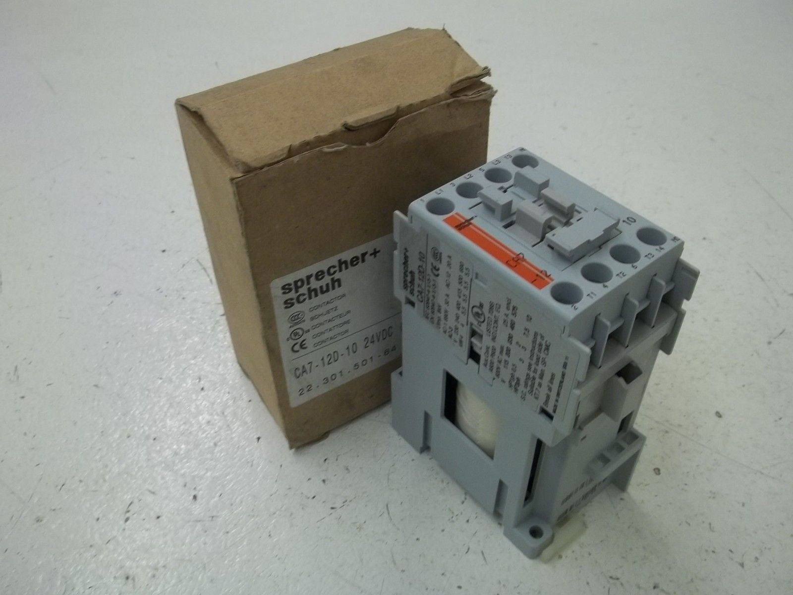 SPRECHER+SCHUH CA7-12D-10 24VDC CONTACTOR *NEW IN BOX*