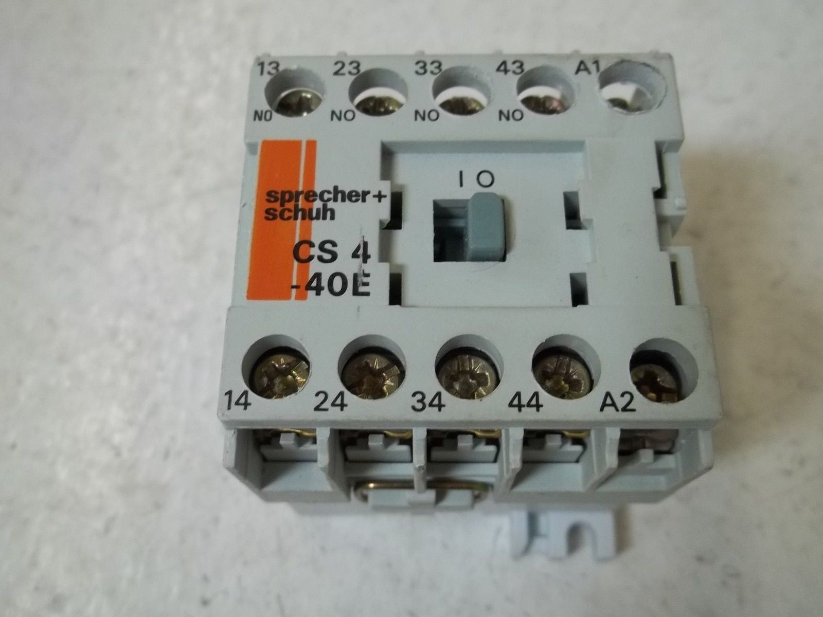 SPRECHER+SCHUH CS4-40E CONTROL RELAY 120V *USED*