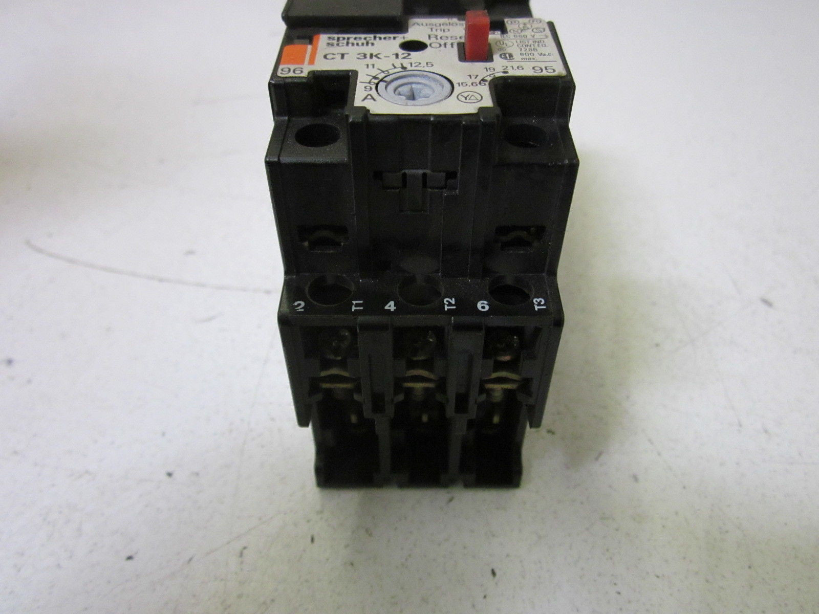 SPRECHER+SCHUH CT3K-12 WITH CA3-12-10 120V *USED*