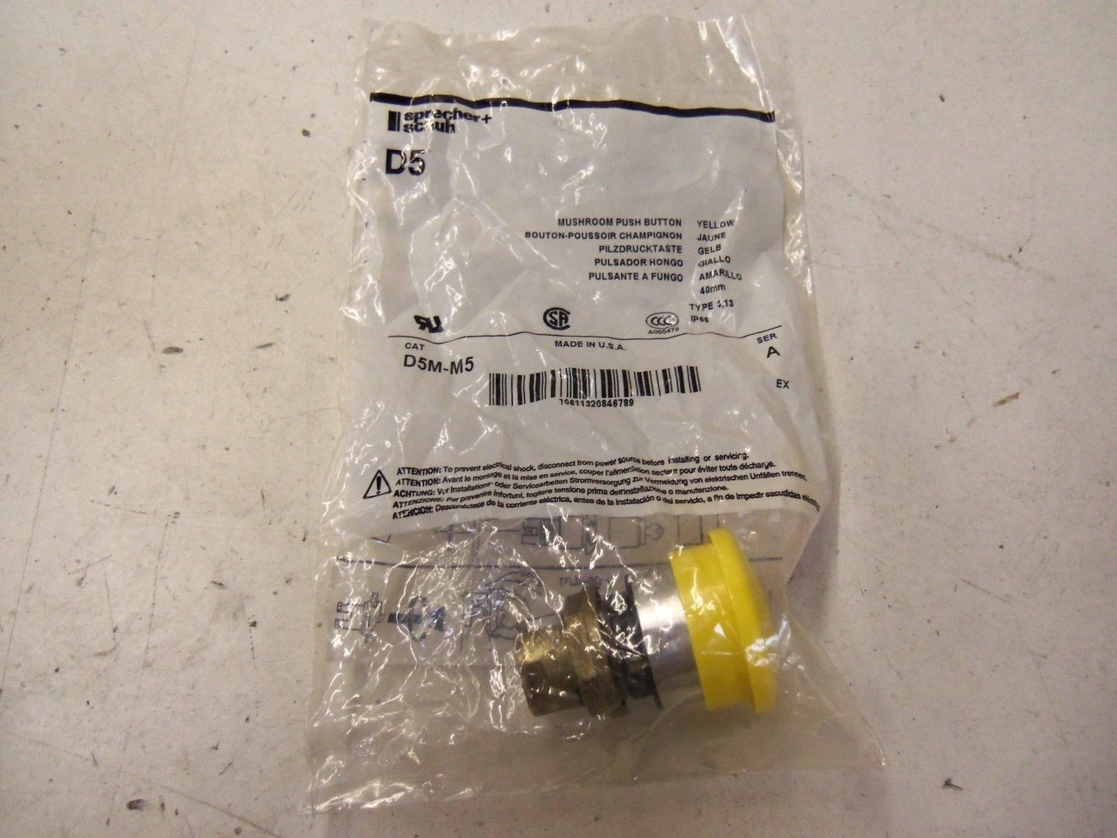 SPRECHER+SCHUH D5M-M5 SERIES A *NEW IN FACTORY BAG*