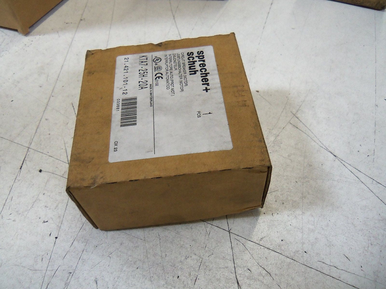 SPRECHER+SCHUH KTA7-25H-20A *NEW IN BOX*