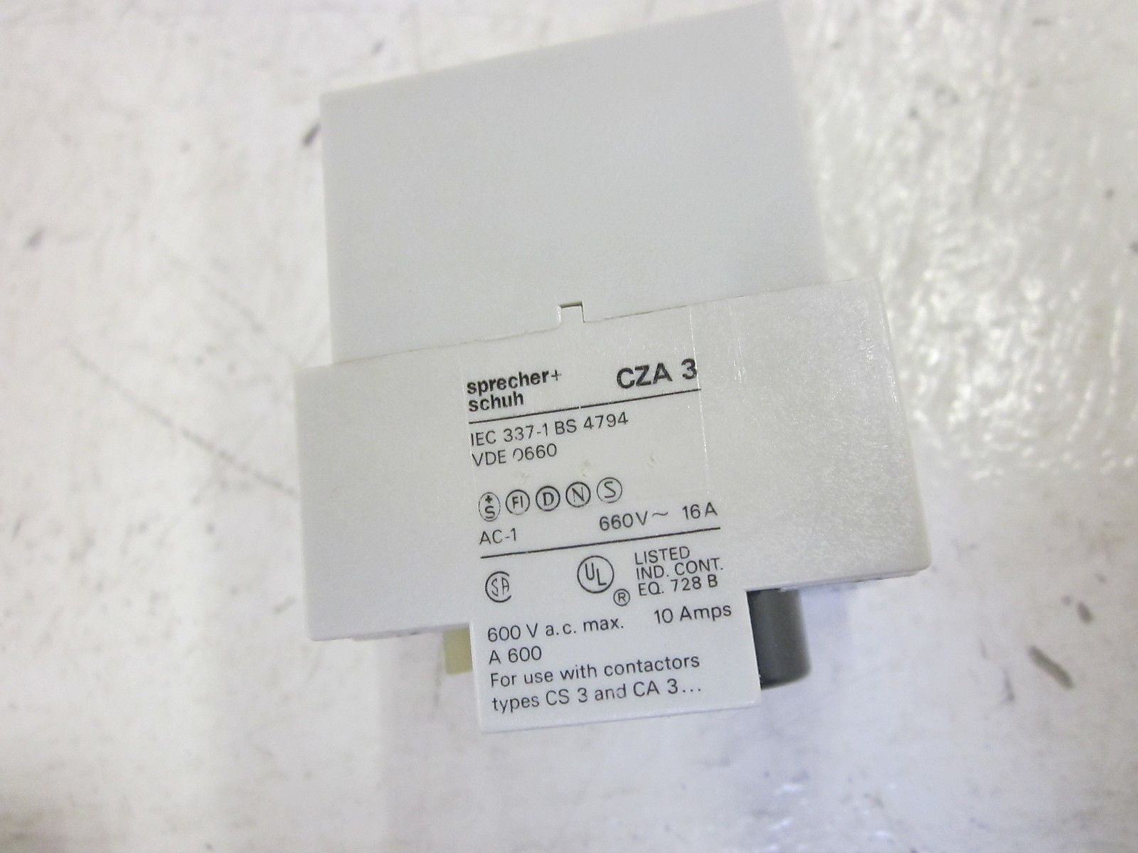 SPRECHNER + SCHUH CZA3-11 OFF DELAY TIMING RELAY *NEW IN BOX*