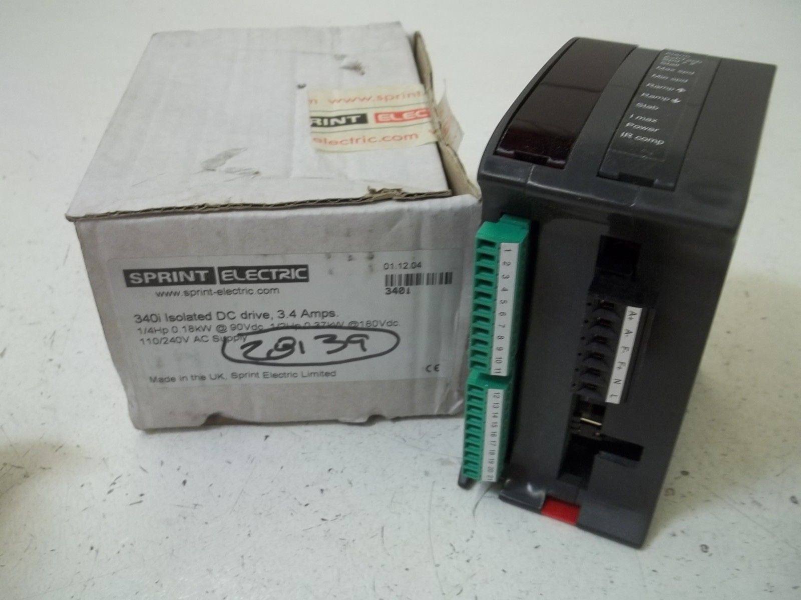 SPRINT ELECTRIC 340I ISOLATED DC DRIVE, 3.4 AMPS *NEW IN A  BOX*