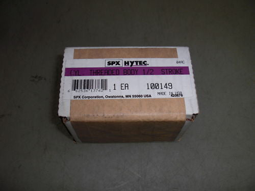 SPX HYTEC 100149 CYL. THEREADED BODY 1/2 STROKE *FACTORY SEALED*