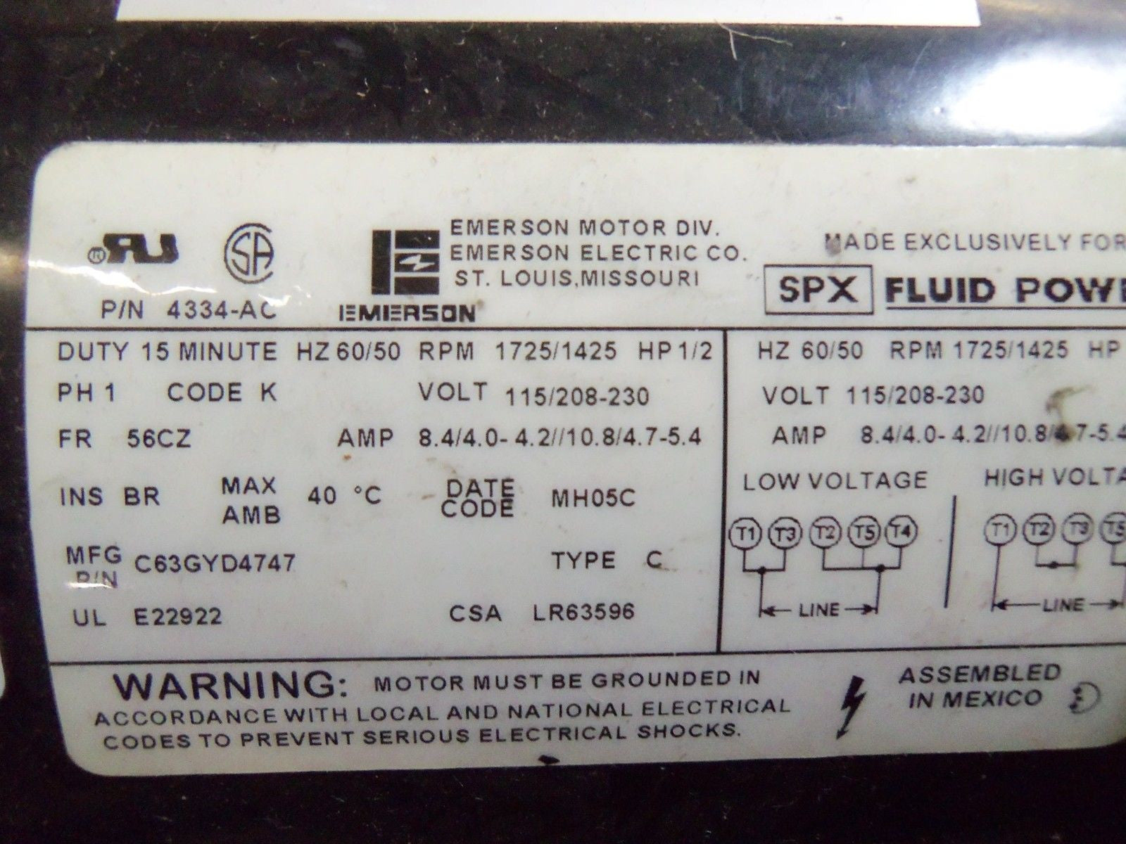 SPX STONE PUMP AB-1604 *NEW IN BOX*