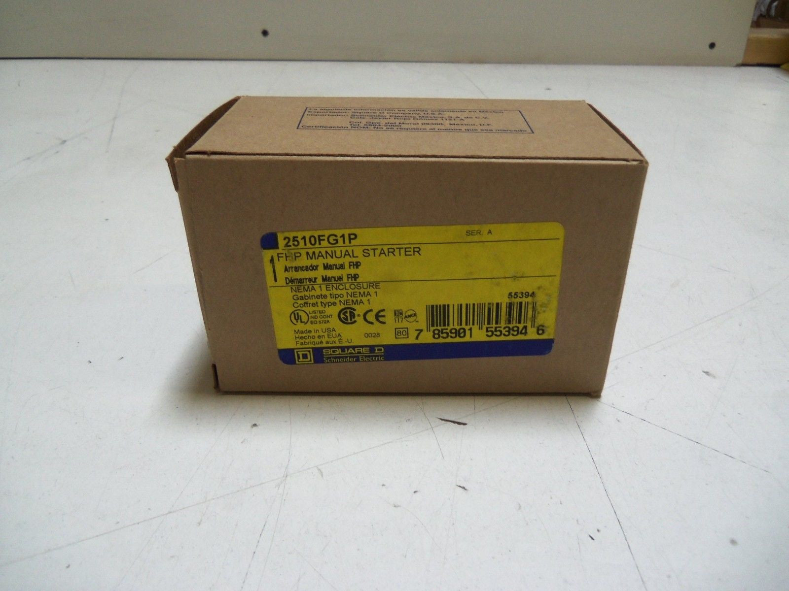 SQUARE D 2510FG1P STARTER *NEW IN BOX*