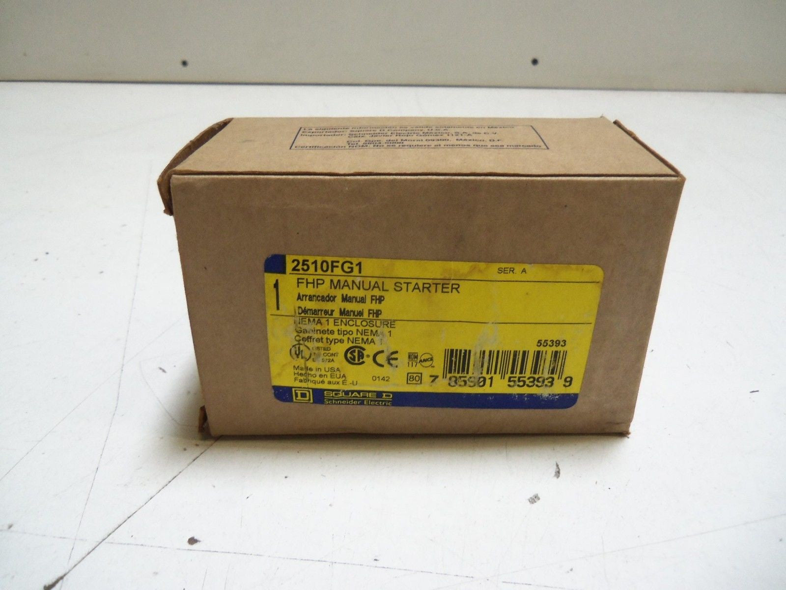 SQUARE D 2510FG1 STARTER  *NEW IN BOX*