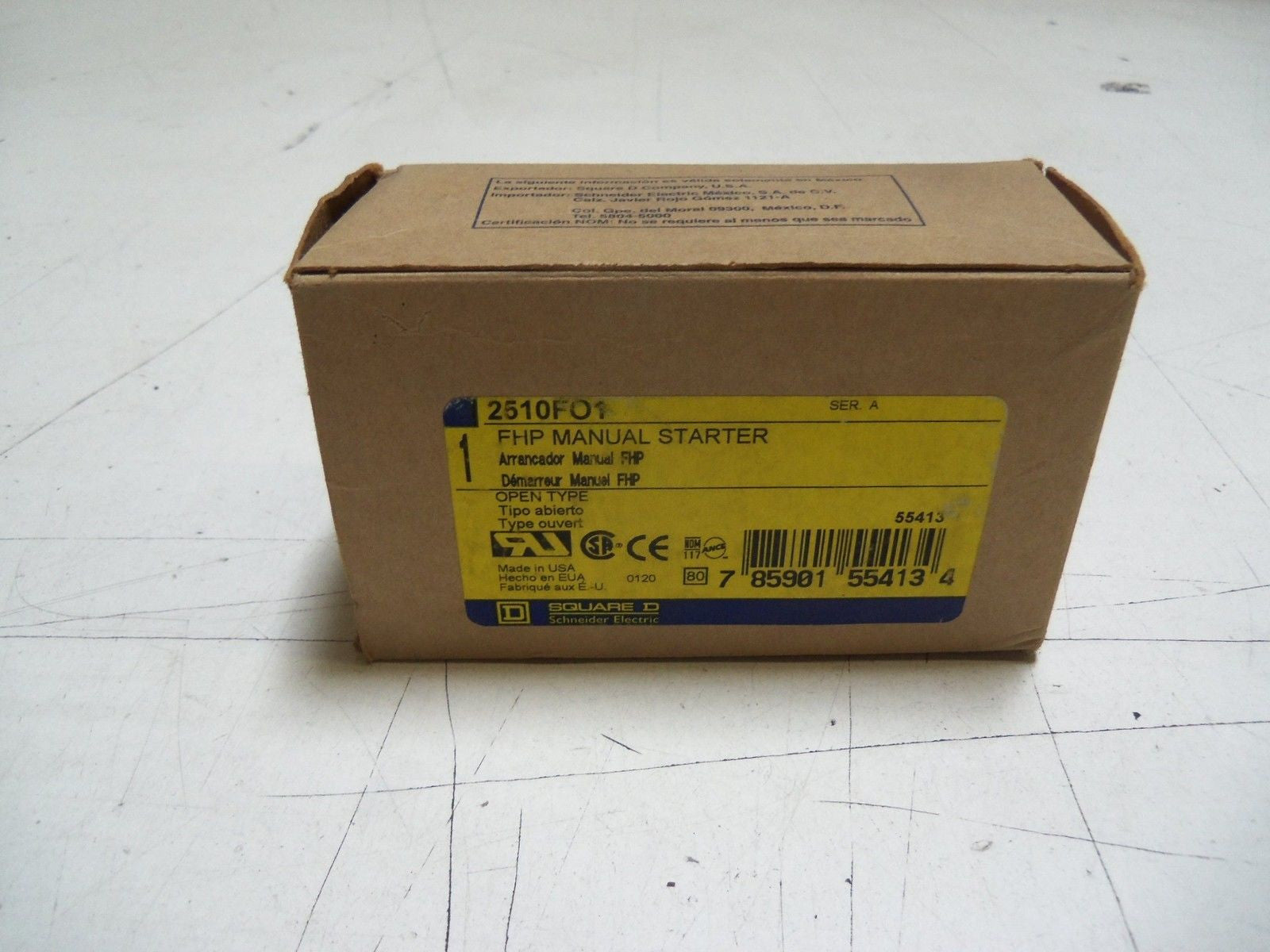 SQUARE D 2510FO1 STARTER  *NEW IN BOX*