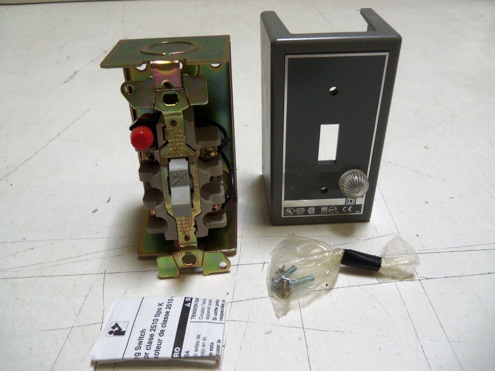 SQUARE D 2510KG1A STARTING SWITCH *NEW IN BOX*