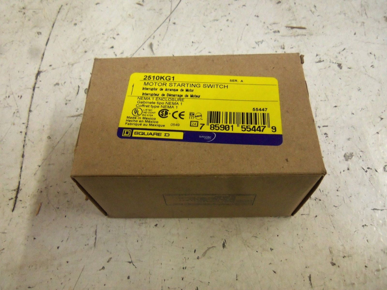 SQUARE D 2510KG1 STARTER *NEW IN BOX*