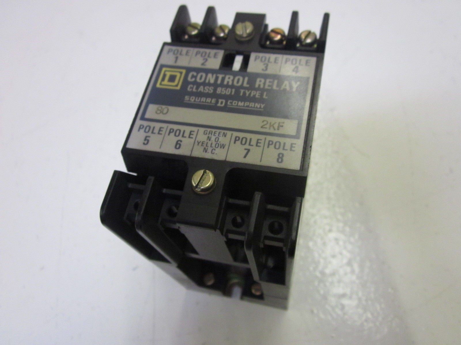 SQUARE D 8501-LO-20 CONTROL RELAY 120V *NEW NO BOX*