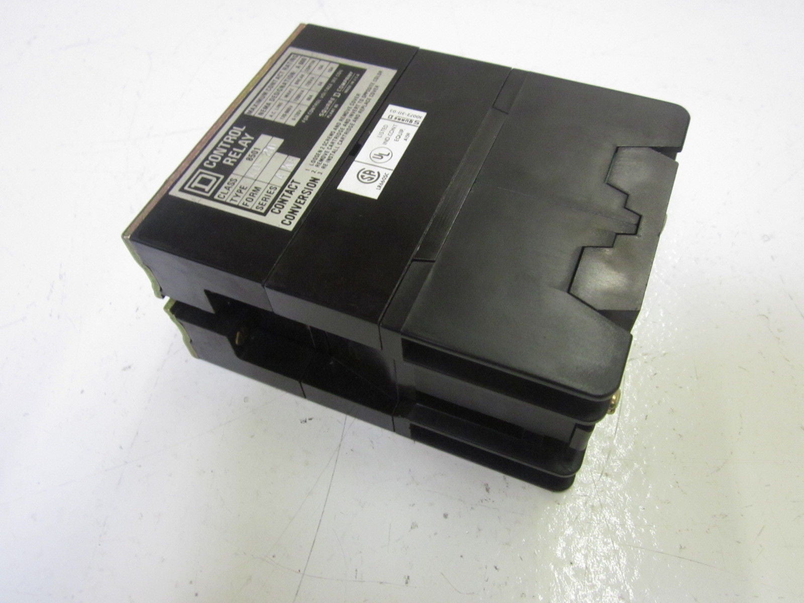 SQUARE D 8501-LO-20 CONTROL RELAY 120V *NEW NO BOX*
