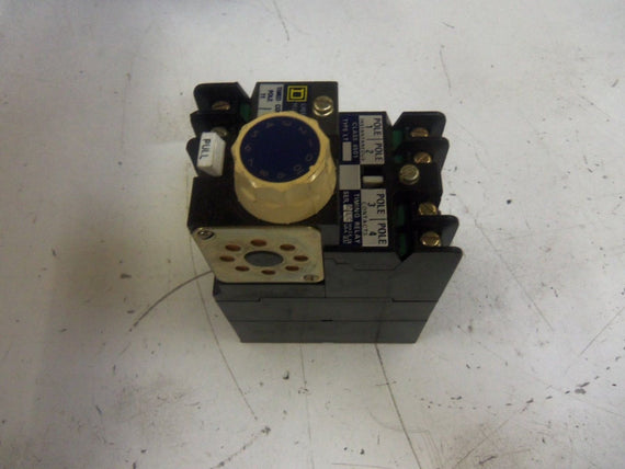 SQUARE D 8501-L0-40 CONTROL RELAY 120V * USED *